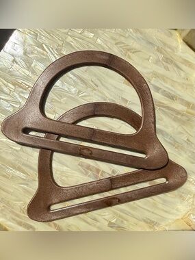 Brown Wooden Tote Handles - Replacement Bag Handles